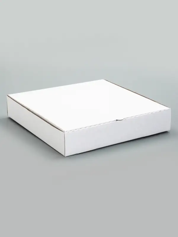 Коробка для пиццы, белая, 32&times;32&times;6 см