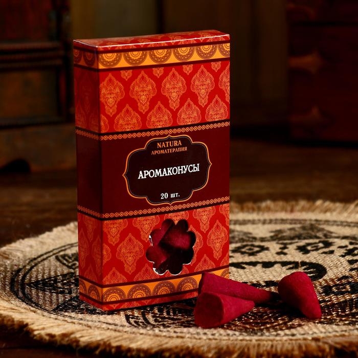 Благовония "Natura" 20 конусов с подставкой Ваниль