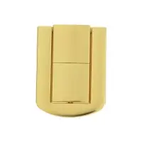 Замок-защелка на ящик ZM01, 4.3×3.2 см, цвет золото