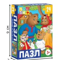 Пазлы &laquo;Любимые сказки и животные&raquo;, большой набор 10в1