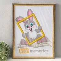 Фоторамка для фото 30&times;40 см Keep memories &laquo;Камея&raquo;, пластик под золото, (пластиковый экран)