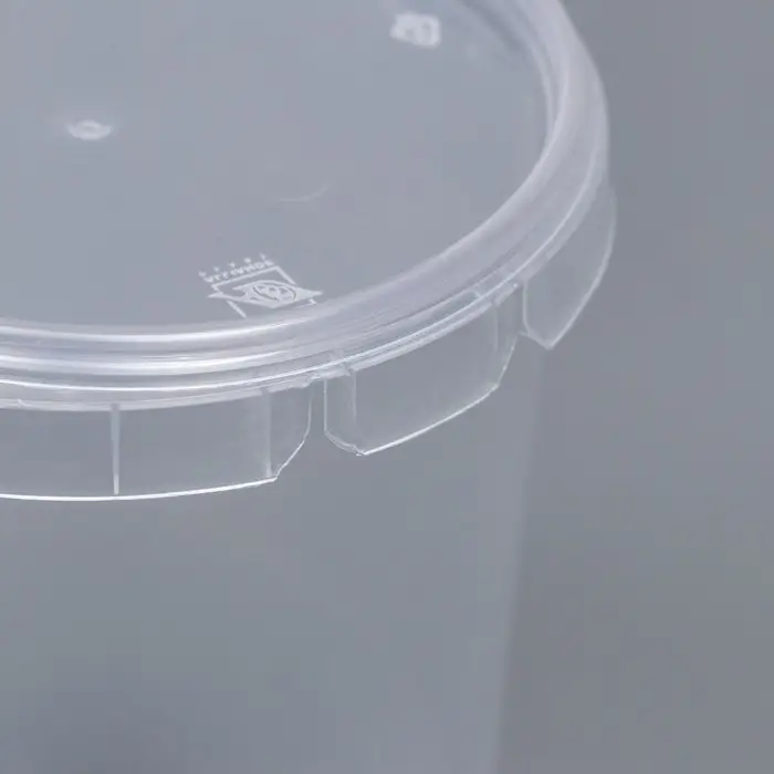 Банка круглая ПП  Банка круглая ПП "Бочка", 520 мл