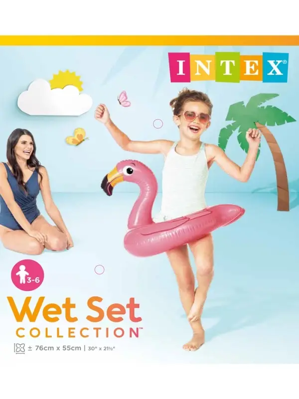 Круг для плавания &laquo;Животные&raquo;, от 3-6 лет, МИКС, 59220NP INTEX