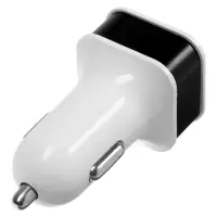 Автомобильное зарядное устройство, 2 USB, 2.1 А/1 А, МИКС