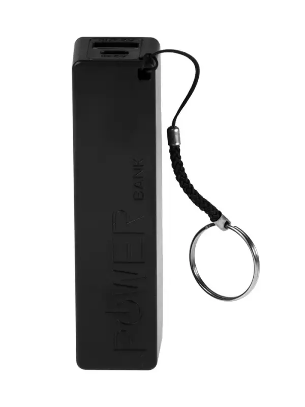 Внешний аккумулятор PB-03, 2200 мАч, USB, 1 А, крепление кольцо, чёрный
