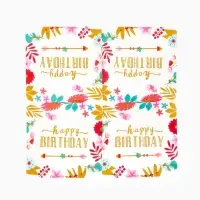 Салфетки бумажные &laquo;Happy birthday&raquo;, 33&times;33 см, 20 шт.