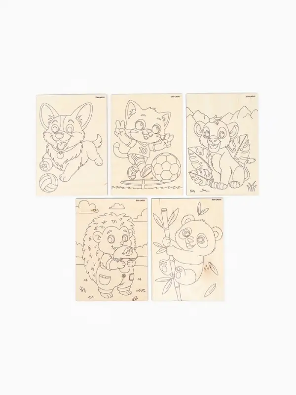 Доски для выжигания &laquo;Удивительные друзья&raquo;