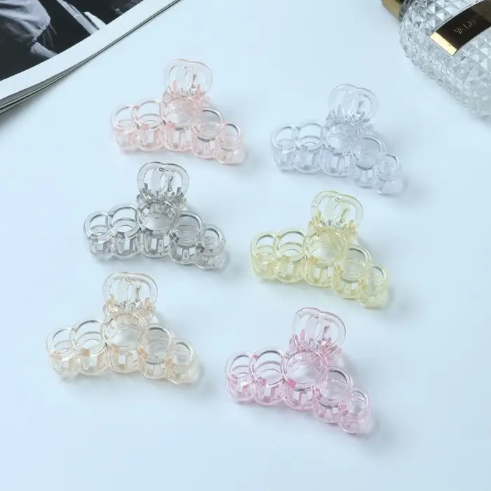 Крабик для волос «Бриджит», кольца, 7 см, МИКС Крабик для волос «Бриджит», кольца, 7 см, МИКС