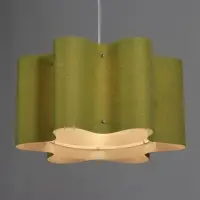 Светильник подвесной BayerLux &laquo;Лаура&raquo;, Е27, 15 Вт, зелёный, 42&times;42&times;22.5-122 см