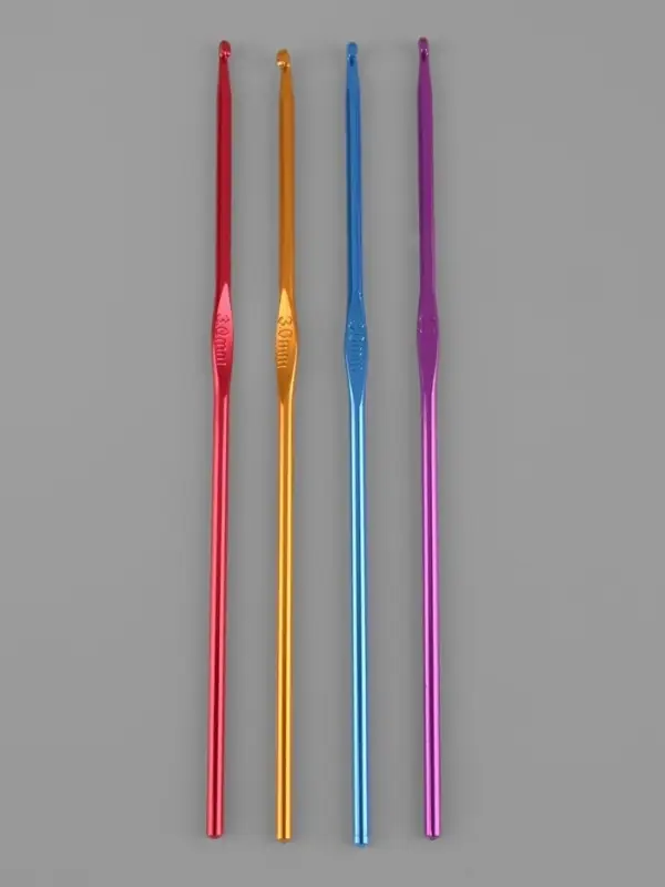 Крючок для вязания, d=3 мм, 15 см, МИКС