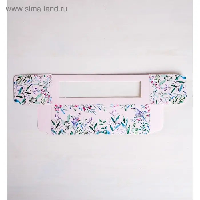 Коробка для макарун, кондитерская упаковка, &laquo;Для хорошего настроения&raquo; 18 х 5.5 х 5.5 см