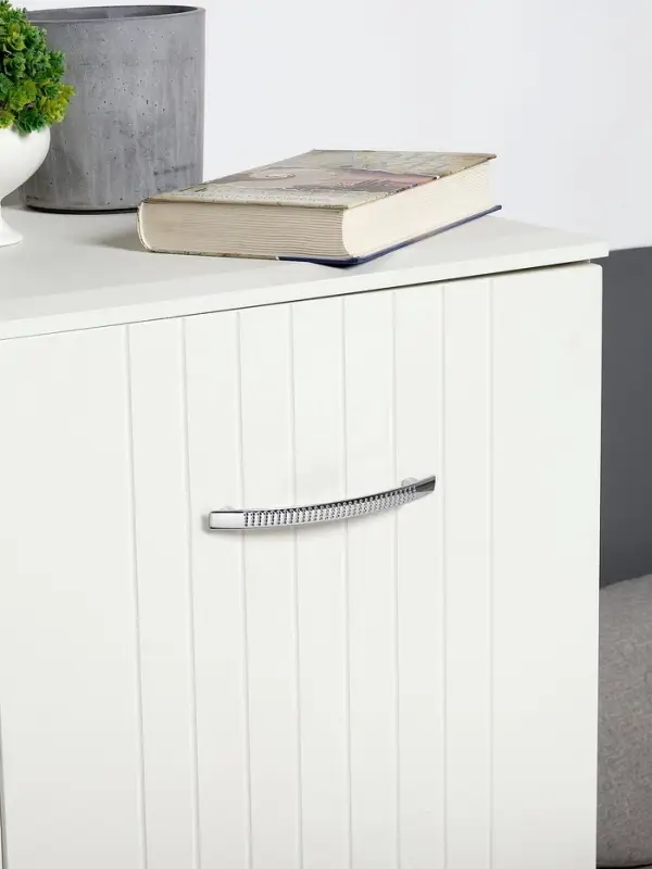 Ручка-скоба мебельная ТУНДРА LIGHT РС001AL, м/о 128 мм, цвет хром, 4 шт.