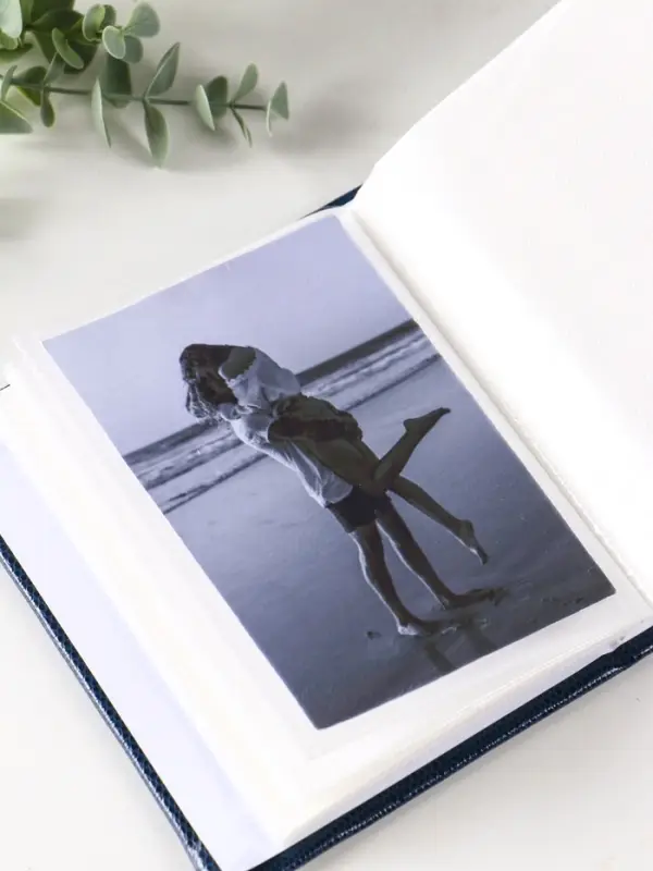 Фотоальбом Делюкс 100 фото, серый, 10X15см, ПП карм.