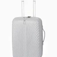 Чемодан на съёмных колёсах, 18", кодовый замок, 33&times;16&times;49 см, серый