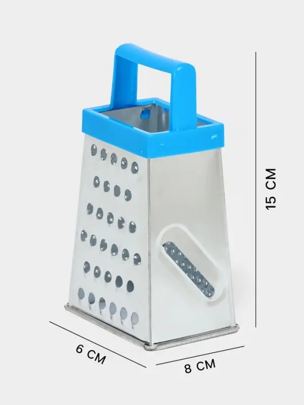 Тёрка четырёхгранная Доляна &laquo;Классика&raquo;, 15 см, МИКС