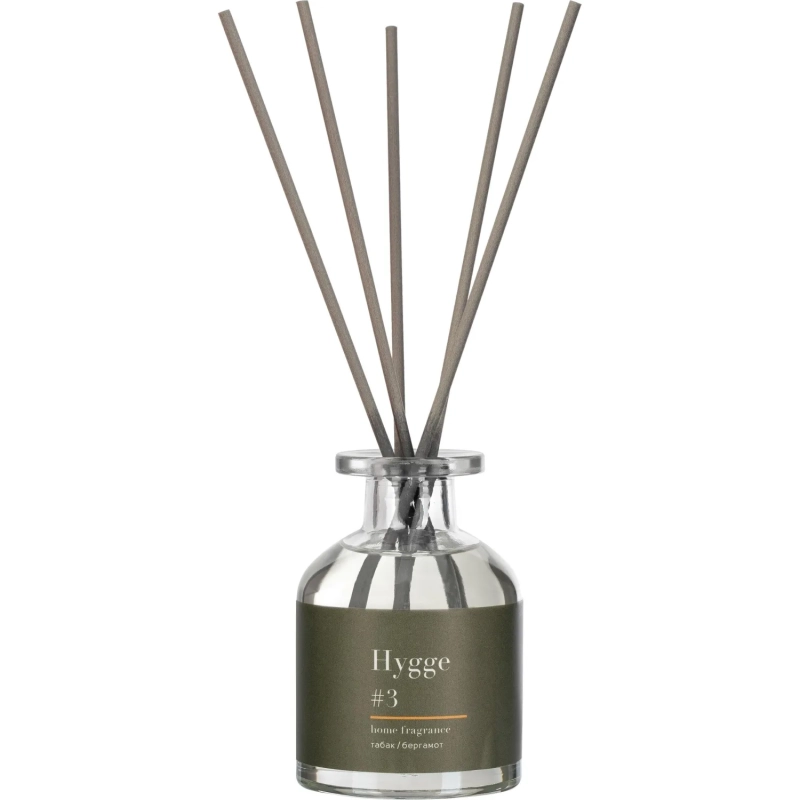 Аромадиффузор с палочками Hygge #3 Табак /Бергамот 100 мл 100-053
