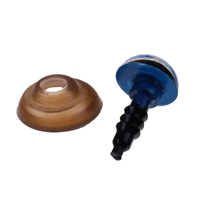 Глазки для кукол, винтовые с заглушками, полупрозрачные, набор 4 шт. 0.8×0.8 см, голубые Глазки для кукол, винтовые с заглушками, полупрозрачные, набор 4 шт. 0.8×0.8 см, голубые