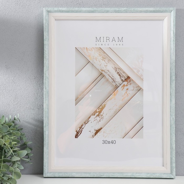 Фоторамка пластик Фоторамка пластик "МИРАМ" 30х40 см, 653198-15, (пластиковый экран)