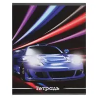 Набор тетрадей, 48 листов в клетку, Calligrata &laquo;Авто&raquo;, серые листы, 5 штук