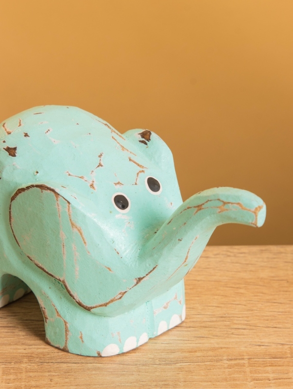 Сувенирный набор «Милые слоники», 12 см, 10 см, 9 см, дерево, бирюзовый Сувенирный набор «Милые слоники», 12 см, 10 см, 9 см, дерево, бирюзовый