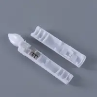 Светодиодная свеча, ночник LED RISALUX «Мини», 3×AG13, белый, 1.5×1.5×9 см