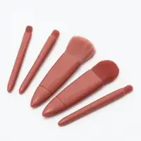 Набор кистей для макияжа PASTEL BLUSH, 5 шт., персиковый