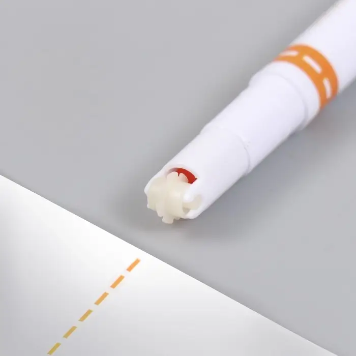 Ручка-печать роликовая для творчества "Пунктирная линия" 13 см