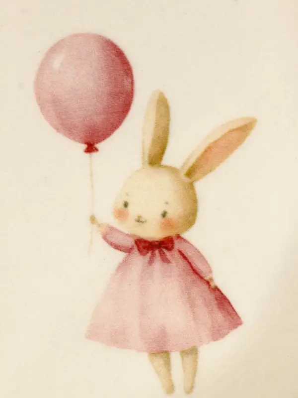 Тарелка керамическая &laquo;Зайчик&raquo;, детская, 21.5 см