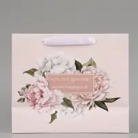 Пакет подарочный &laquo;Особенный день. Цветы&raquo;, 27&times;23&times;11.5 см