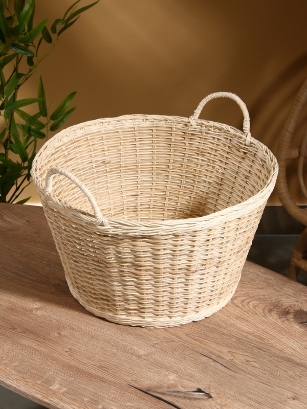 Корзина для белья, 44х44х31 см, ротанг