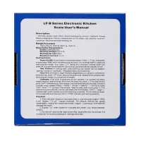 Весы кухонные LVK-706, электронные, с чашей, до 5 кг, белые