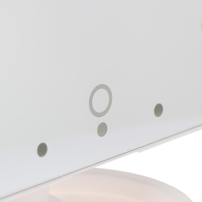 Зеркало Luazon KZ-07, подсветка, 30×18×7 см, 22 диода, 4хААА, (не в комплекте), белое