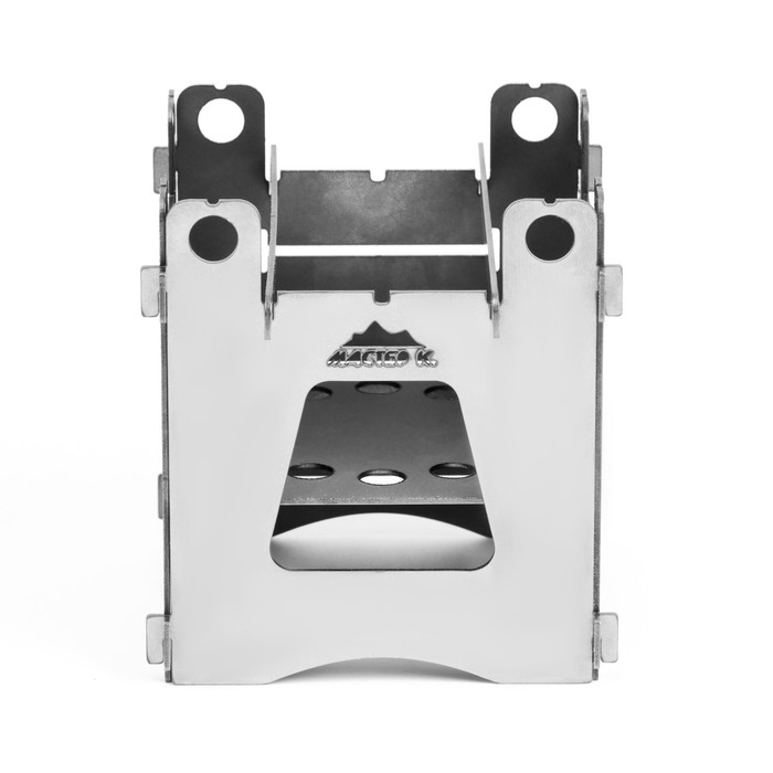 Печь-щепочница туристическая  Печь-щепочница туристическая "Мастер К." черный металл, 9 х 9 х 10 см