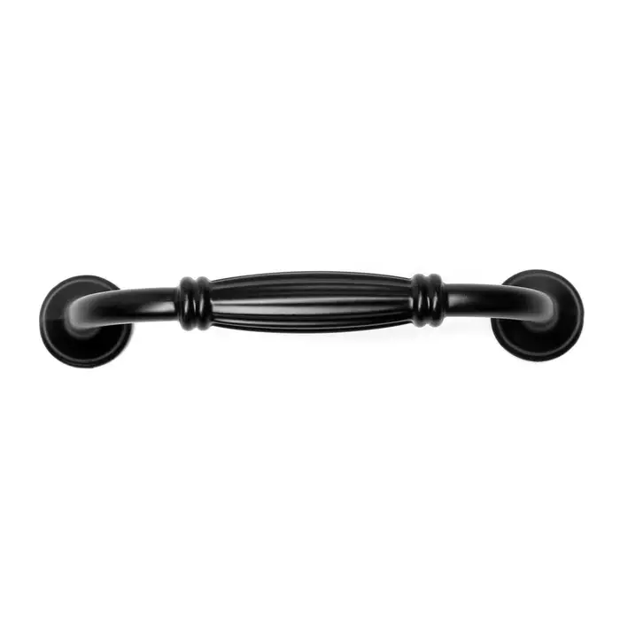 Ручка-скоба мебельная PC176, м/о 96 мм, цвет черный Ручка-скоба мебельная PC176, м/о 96 мм, цвет черный