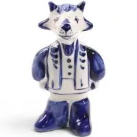 Фигурка &laquo;Козел в валенках&raquo;, 9.5&times;4.5 см, гжель