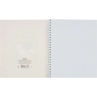 Тетрадь общая Attache,120л,клет,А5,спир,обл.лак.карт