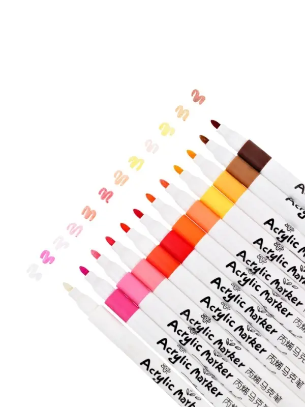 Набор акриловых маркеров, 24 цвета, для рисования
