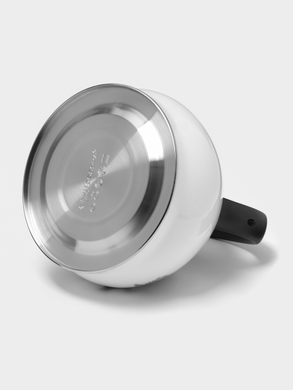 Чайник со свистком из нержавеющей стали Доляна Magic birds, 3 л, с индикатором нагрева, индукция Чайник со свистком из нержавеющей стали Доляна Magic birds, 3 л, с индикатором нагрева, индукция