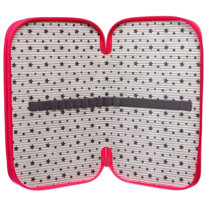 Пенал каркасный с эффектом металлик, 2 секции, 125х205х40 мм, ламинированный картон, Минни Маус и единорог Пенал каркасный с эффектом металлик, 2 секции, 125х205х40 мм, ламинированный картон, Минни Маус и единорог