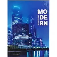 Блокнот BG. Modern city, А6, 80 листов, твердая обложка, глянцевая ламинация