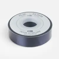 Лента атласная TEIRA, двухсторонняя, 25 мм, 25&plusmn;1 м, тёмно-синяя №330