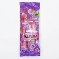 Станок бритвенный Rapira BERRY, со смазывающей полоской с алоэ, одноразовый, 5 шт.
