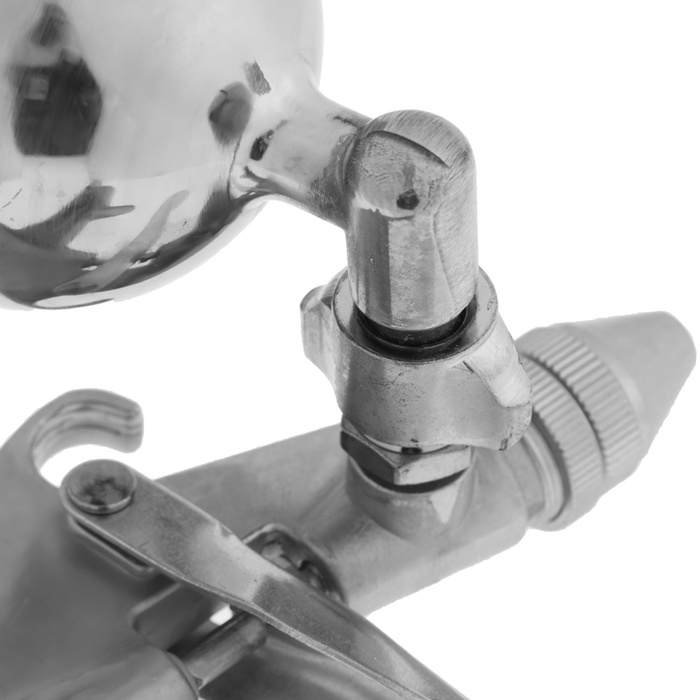 Краскораспылитель пневматический ТУНДРА, до 4 бар, сопло 0.8 мм, верхний бачок 0.1 л