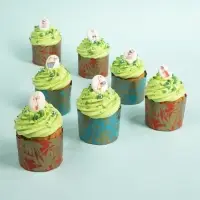 Форма для кулича бумажная «Сказочный лес», 6×4.5 см, МИКС