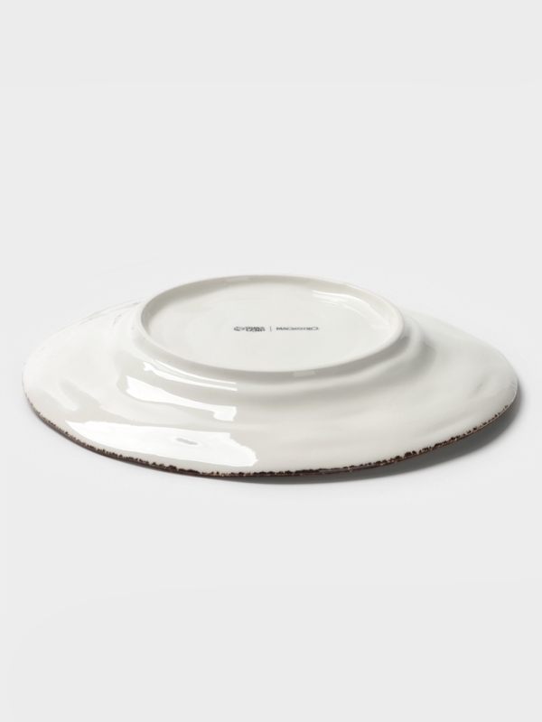 Тарелка  Magistro "Alpine Frost" 23см 23,7х23,1х3,5 цвет белый