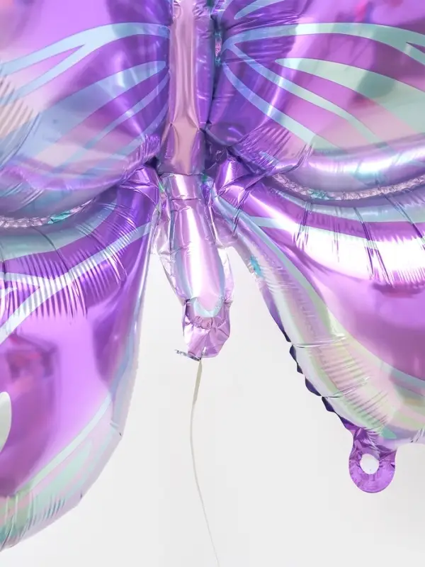 Воздушные шары фольгированные, &laquo;Разноцветные бабочки&raquo;, набор  3 шт