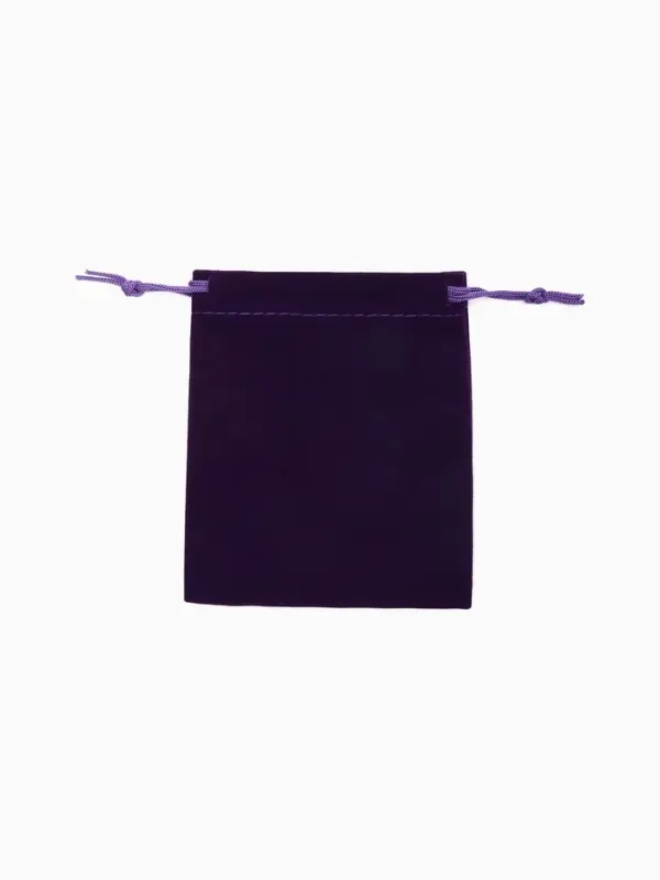 Мешочек бархатный, 10×12 см, фиолетовый Мешочек бархатный, 10×12 см, фиолетовый