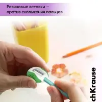 Точилка 1 отверстие ErichKrause S-Twist, отверстие диаметром 8 мм, микс