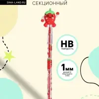 Карандаш-прикол секционный Calligrata &laquo;Клубничка&raquo;, НВ