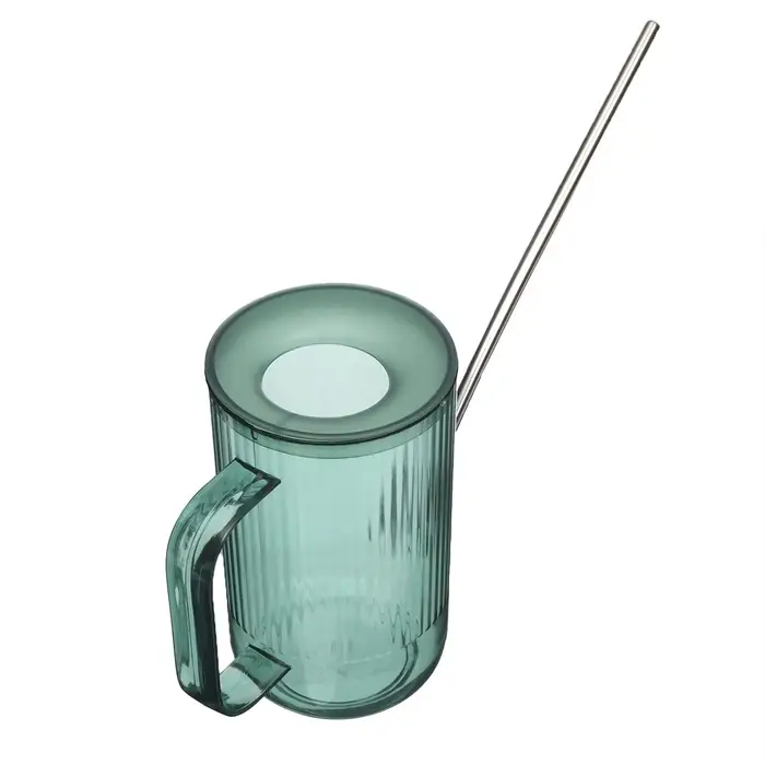 Лейка с длинным носиком, 1 л, без рассеивателя, зелёная, Greengo